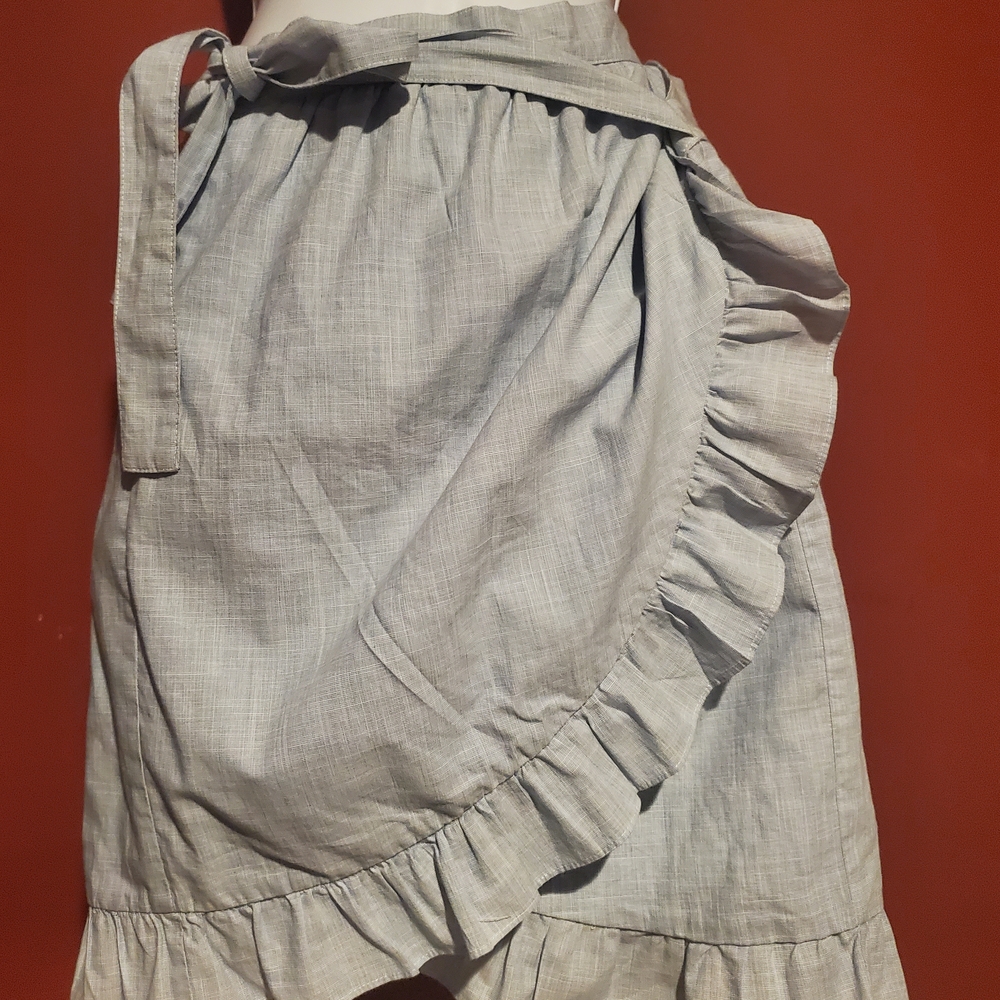 Madewell "Meadow" blue wrap Skirt